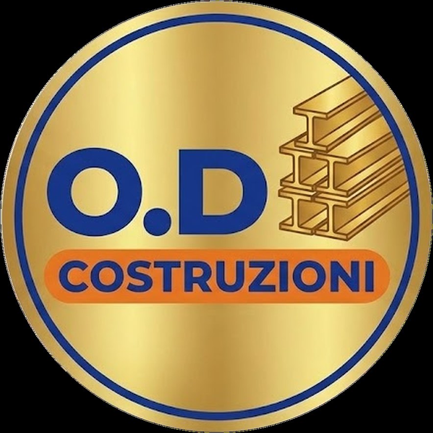 Sigillo O.D. Costruzioni, oro e navy