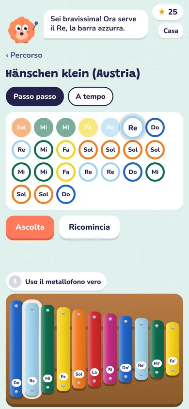 Canzone passo passo