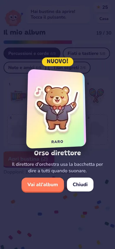 Bustina di sticker